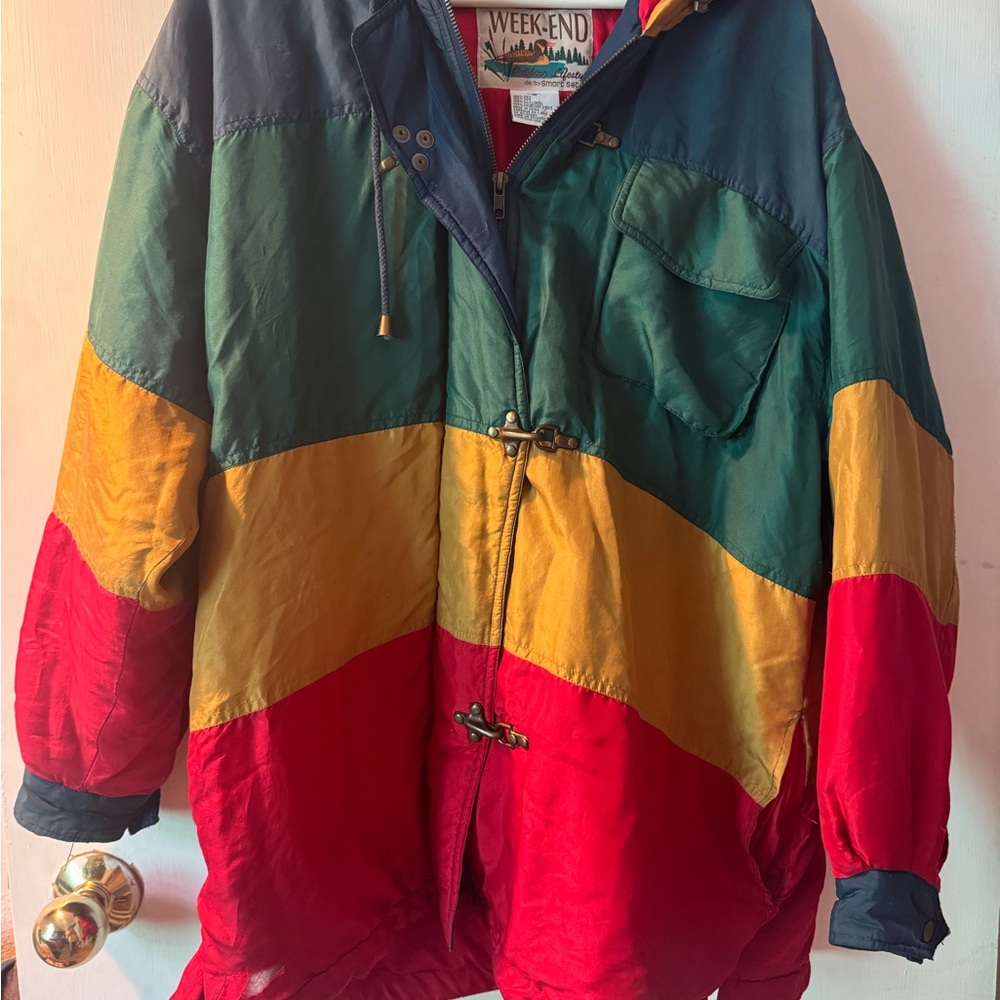 Unique Multicolor Silk Jacket